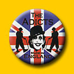The Adicts Made In England 1 Inch Button