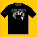 Classic Rock T-Shirt - Black Sabbath Blue Light