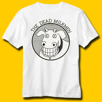 The Dead Milkmen Rock White T-Shirt