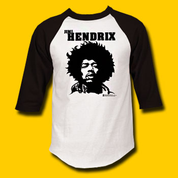 Jimi Hendrix 3/4 Sleeve T-Shirt