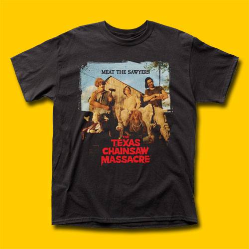 The Texas Chain Saw Massacre Meat The Sawyers Movie T-Shirt
