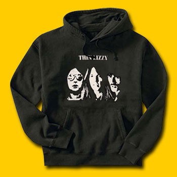 Thin Lizzy Rock Hooded Sweatshirt