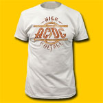 AC/DC High Voltage Vintage White T-Shirt