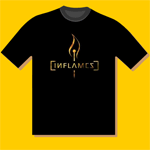In Flames Burning Match Metal T-Shirt