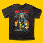Mars Attacks City Destruction Movie T-Shirt