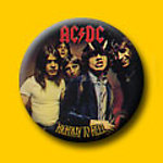 AC/DC Highway To Hell 1 Inch Button