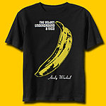 Velvet Underground  Banana Black T-Shirt