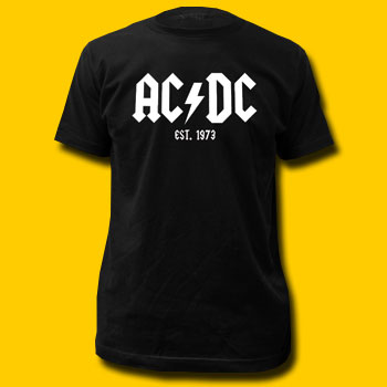 AC/DC Est. 1973 Black T-Shirt