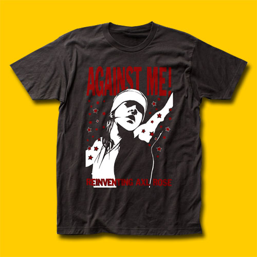 Against Me! Reinventing Axl Rose Punk Rock T-Shirt