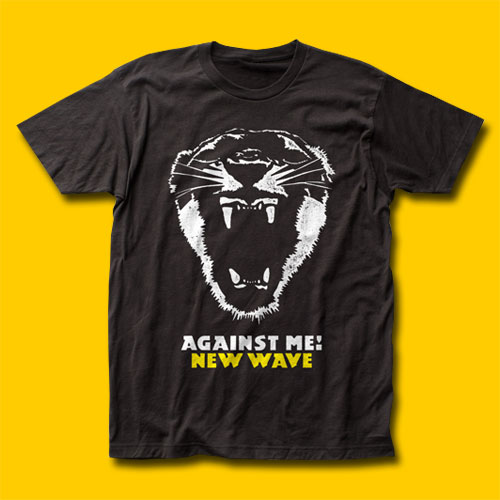 Against Me! New Wave Punk Rock T-Shirt