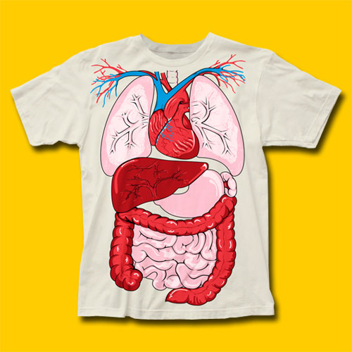 leder Christchurch stemning Anatomy T-Shirt