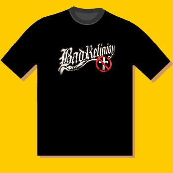 Bad Religion Worn Cross Buster T-Shirt