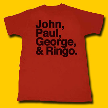 The Beatles John, Paul, George & Ringo T-Shirt