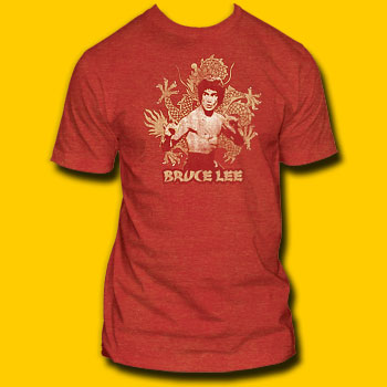 Bruce Lee Dragon Red T-Shirt
