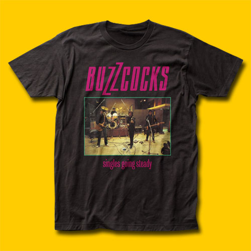 Buzzcocks Singles Going Steady Punk Rock T-Shirt