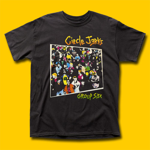 Circle Jerks Group Sex Punk Rock T-Shirt