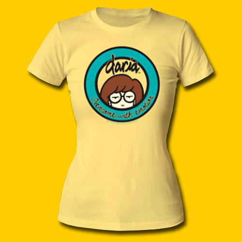 Daria Overcome With Emotion Girls Crew T-Shirt