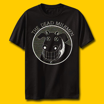 The Dead Milkmen Rock Black T-Shirt