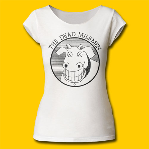 The Dead Milkmen Cow Logo Girls Cut T-Shirt