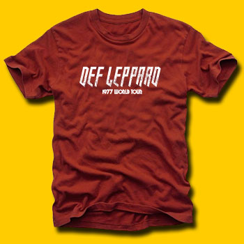 Def Leppard Tour 1977 T-Shirt