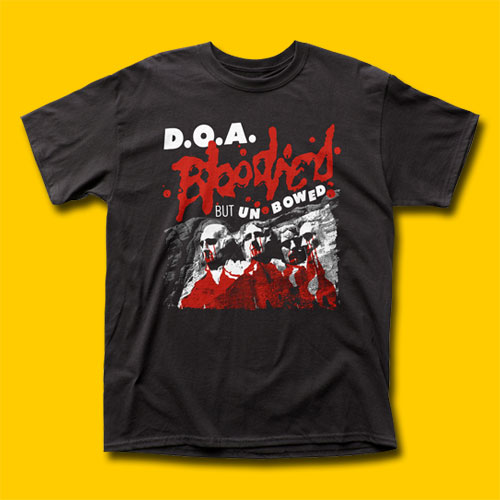D.O.A. Bloodied But Unbowed Punk Rock T-Shirt