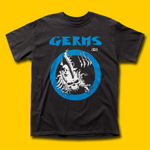 Germs GI Skull Black T-Shirt