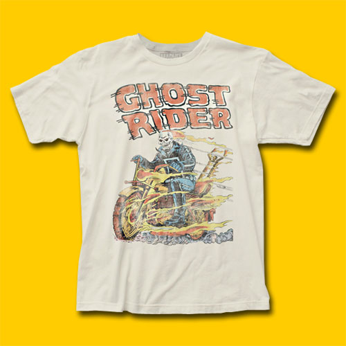 Ghost Rider Hell on Wheels Vintage White T-Shirt