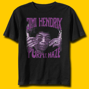 Jimi Hendrix Purple Haze Classic Rock T-Shirt