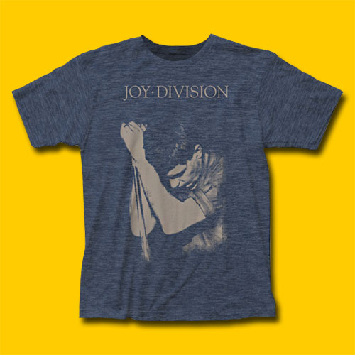 Joy Division Ian Curtis Heather Navy T-Shirt