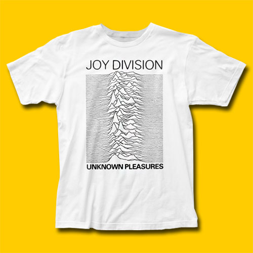 Joy Division Unknown Pleasures White T-Shirt