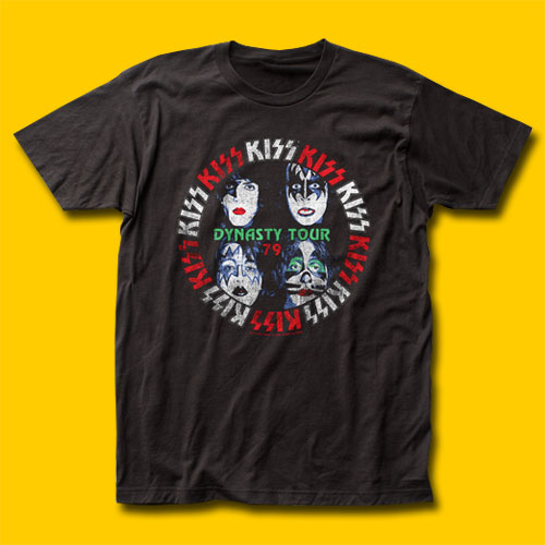 KISS Dynasty Tour Black T-Shirt