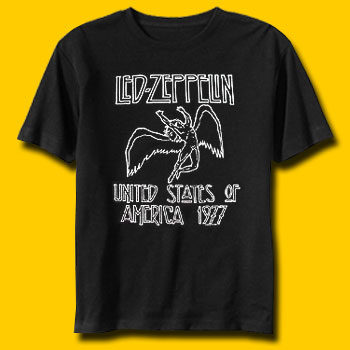 Led Zeppelin US Tour 77 Classic Rock T-Shirt