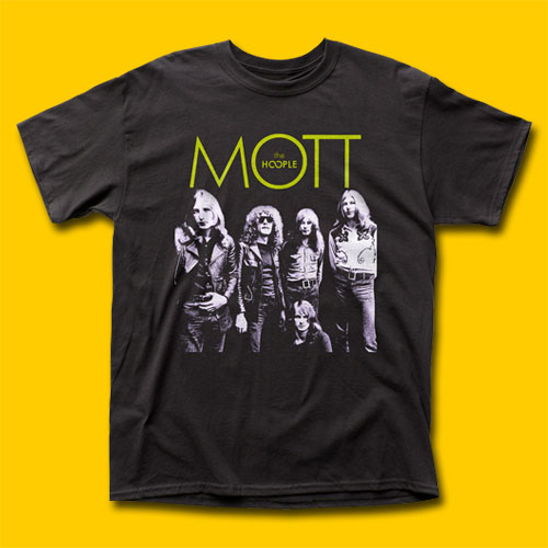 Mott the Hoople Group Black T-Shirt