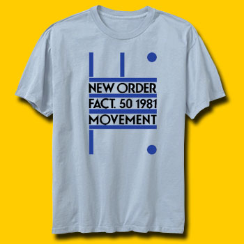 New Order Fact. 50 1981 Fitted Jersey T-Shirt