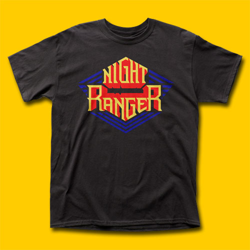 Night Ranger Logo Black T-Shirt