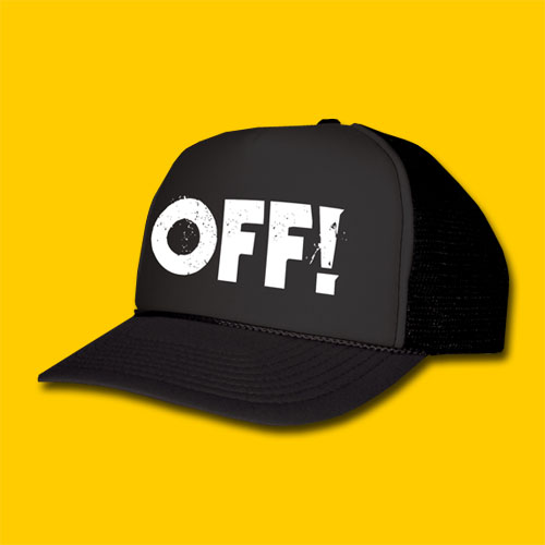 OFF! Logo Black Trucker Cap