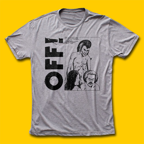 OFF! We're a Power Trio Now Heather Grey T-Shirt