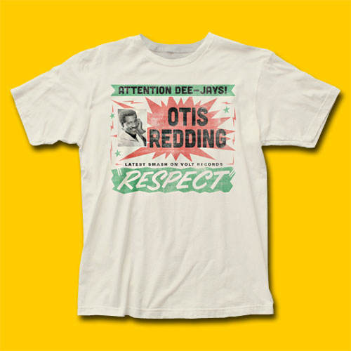 Otis Redding Respect Vintage White T-Shirt