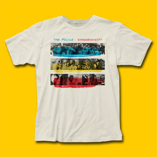 The Police Synchronicity Vintage White T-Shirt
