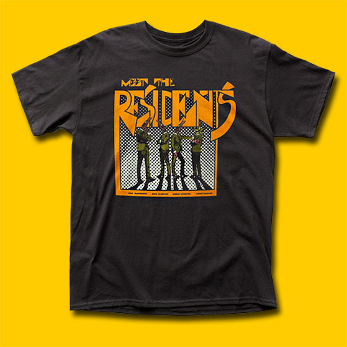 The Residents Meet The Residents Black T-Shirt