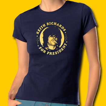 Keith Richards For President Girl's T-Shirt