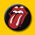 Rolling Stones Tongue Logo 1 Inch Button