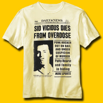 Sid Vicious Daily News T-Shirt