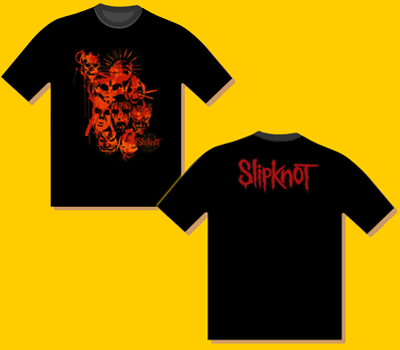 Slipknot Stacked Masks T-Shirt