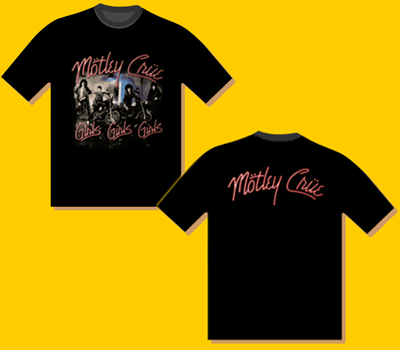 Motley Crue Girls Classic Rock T-Shirt