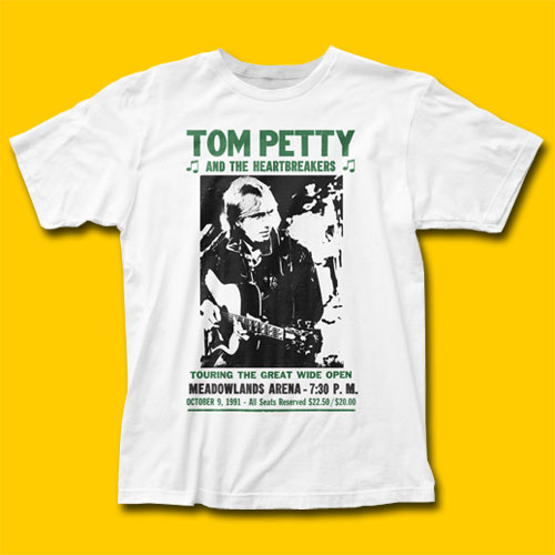 Tom Petty Touring The Great Wide Open White T-Shirt