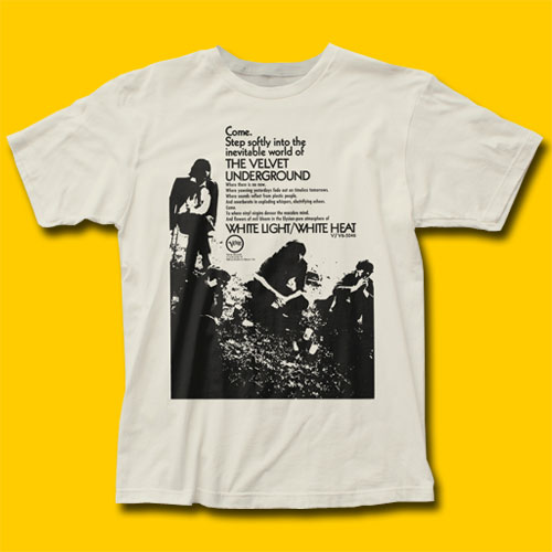 Velvet Underground Come, Step Softly Vintage White T-Shirt