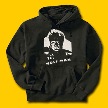The Wolf Man Classic Movie Hooded Sweatshirt