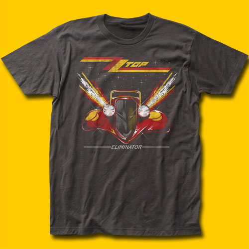 ZZ Top Eliminator Coal T-Shirt