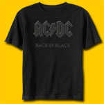 AC/DC  Back In Black Classic Rock T-shirt